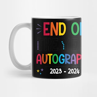 End Of The Year Autographs 2023/2024 Last Day of School Mug